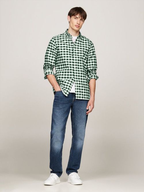 CAMISA OXFORD SLIM DE CUADROS