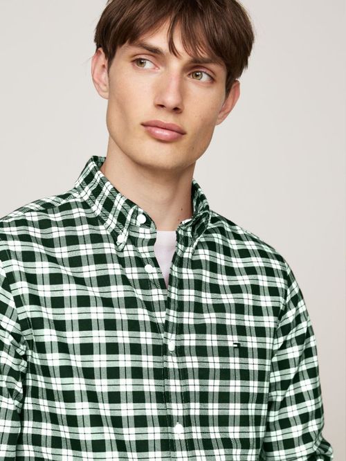 CAMISA OXFORD SLIM DE CUADROS