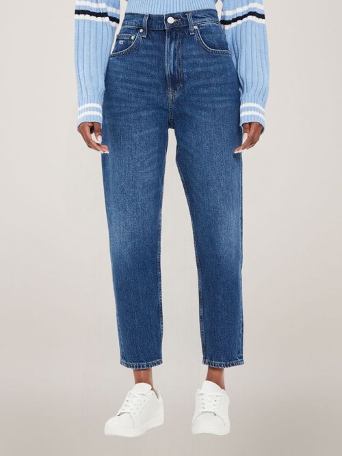 JEANS MOM DE TIRO SUPER ALTO