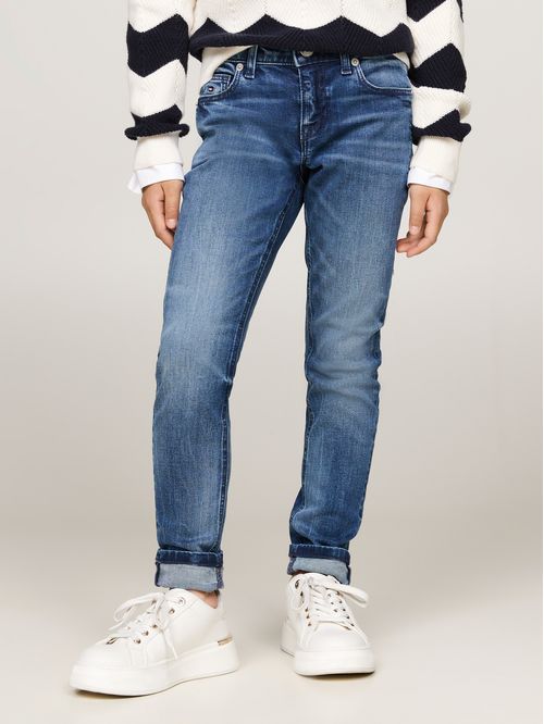 JEANS NORA CON LOGO