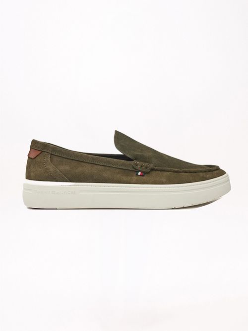 MOCASINES DE CUERO SIN CORDONES SIGNATURE