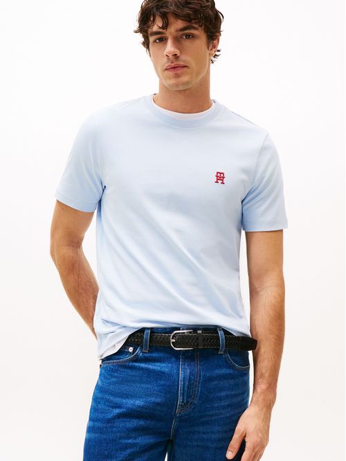 CAMISETA CON MONOGRAMA TH A CONTRASTE