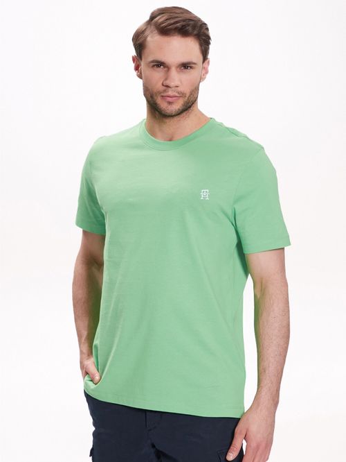 CAMISETA CON MONOGRAMA TH A CONTRASTE