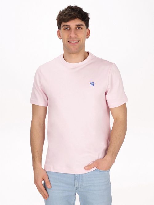 CAMISETA CON MONOGRAMA TH A CONTRASTE