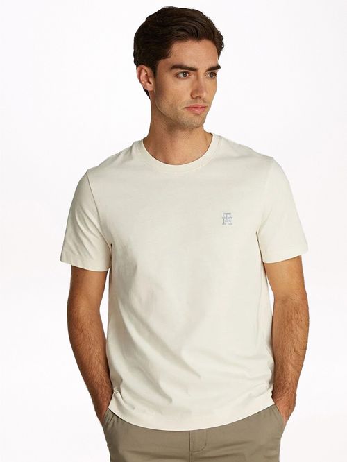 CAMISETA CON MONOGRAMA TH A CONTRASTE