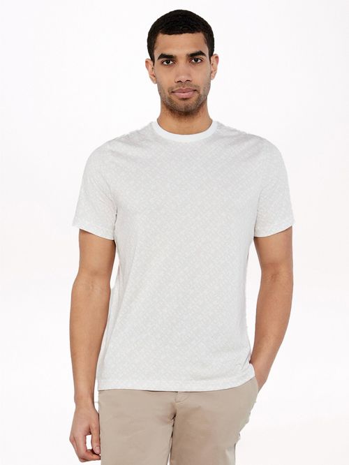 CAMISETA CON ESTAMPADO DE MONOGRAMA AOP