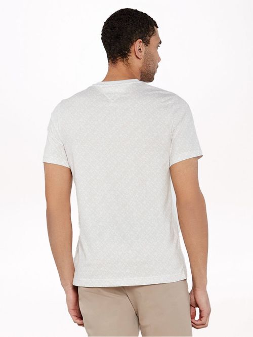 CAMISETA CON ESTAMPADO DE MONOGRAMA AOP
