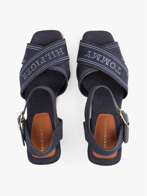 SANDALIAS DE TACO CON ESTILO ALPARGATA