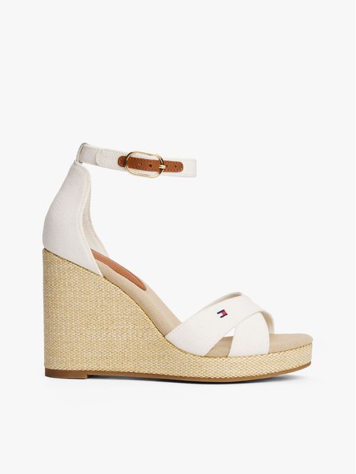 SANDALIAS DE TACO ALTO CON ESTILO DE ALPARGATA