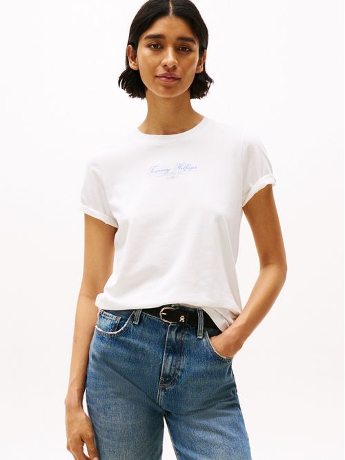 CAMISETA DE CUELLO REDONDO CON LOGO