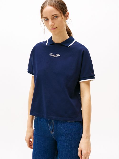 POLO DE CUELLO REDONDO CON LOGO