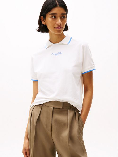 POLO DE CUELLO REDONDO CON LOGO