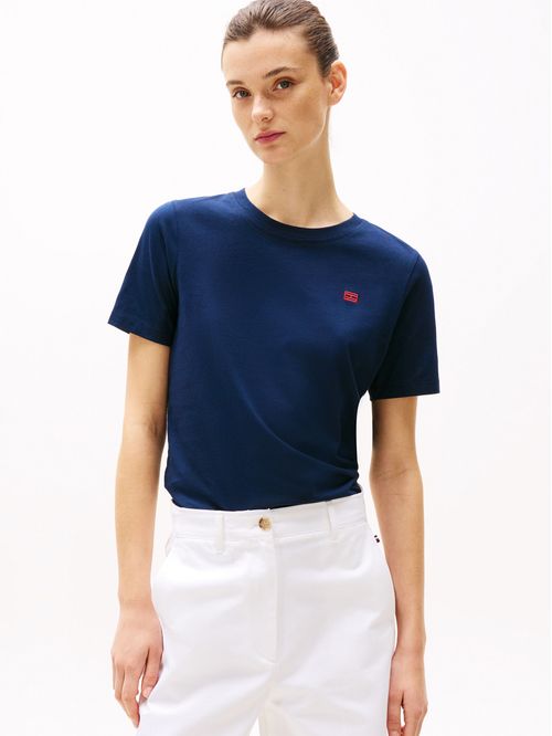 CAMISETA CON LOGO A CONTRASTE