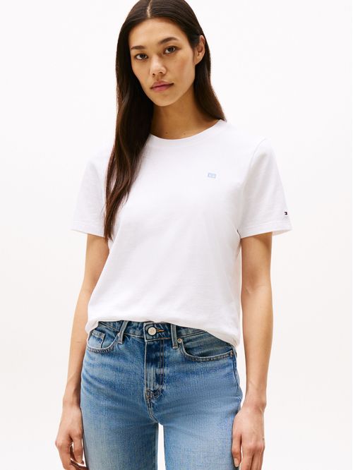 CAMISETA CON LOGO A CONTRASTE