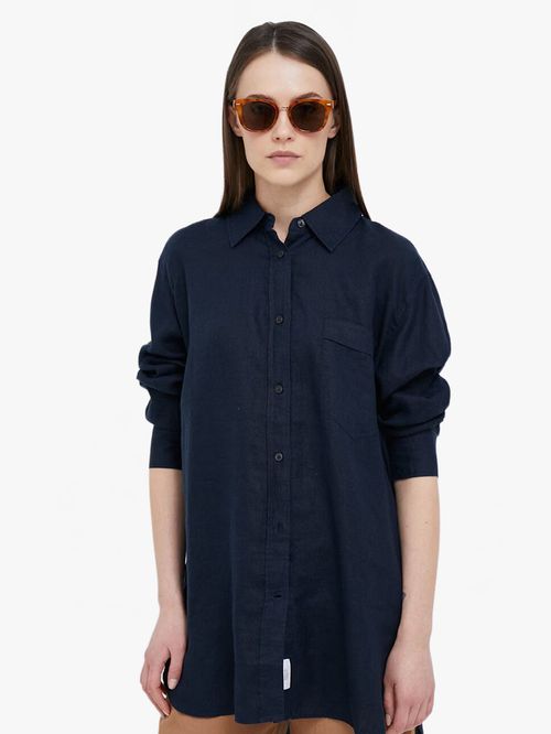 CAMISA DE LINO OVERSIZE