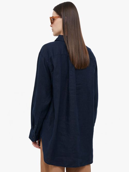 CAMISA DE LINO OVERSIZE