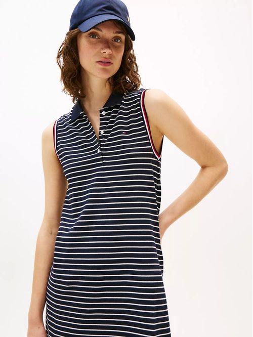 VESTIDO TIPO POLO DE RAYAS