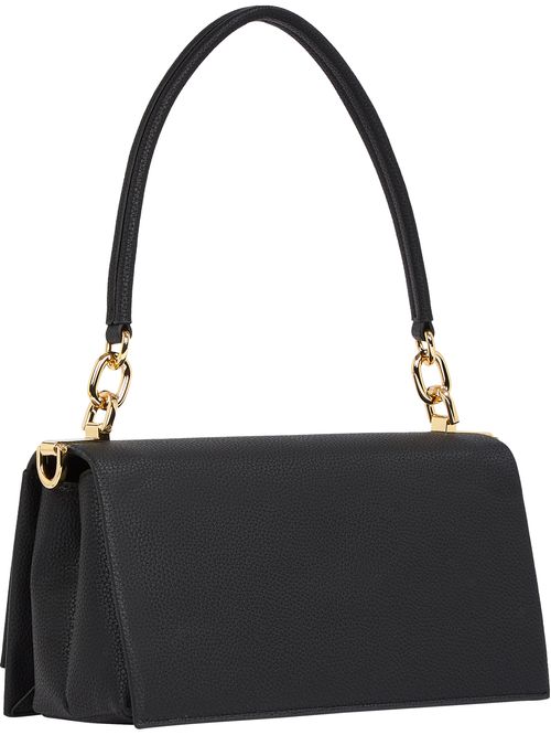 BOLSO MENSAJERO CON SOLAPA Y MONOGRAMA TH