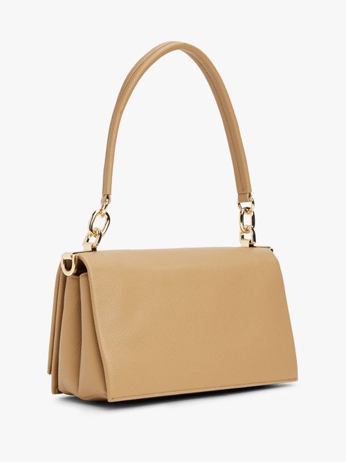 BOLSO MENSAJERO CON SOLAPA Y MONOGRAMA TH