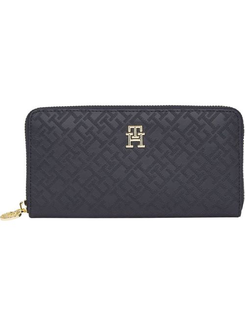 BILLETERA CON MONOGRAMAS TH Y CIERRE