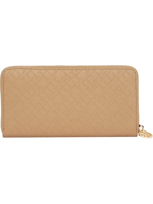 BILLETERA CON MONOGRAMAS TH Y CIERRE