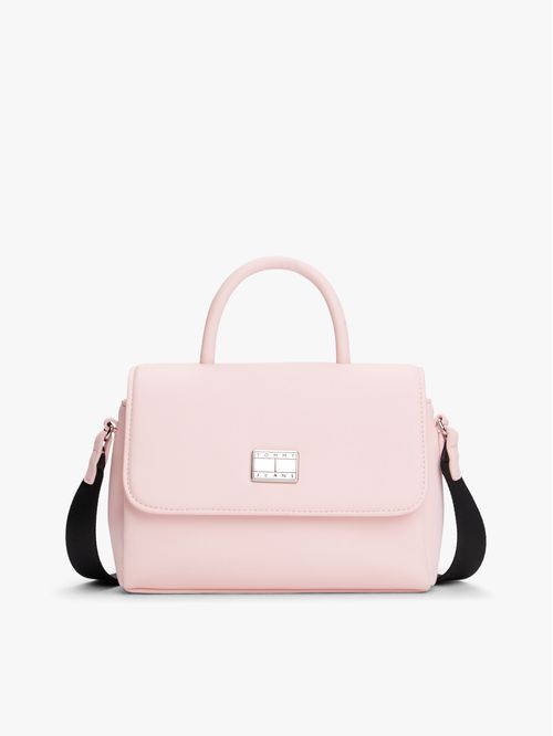 BOLSO CRUZADO CON SOLAPA Y ASA