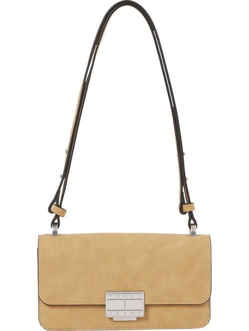 BOLSO CRUZADO CON SOLAPA Y LOGO