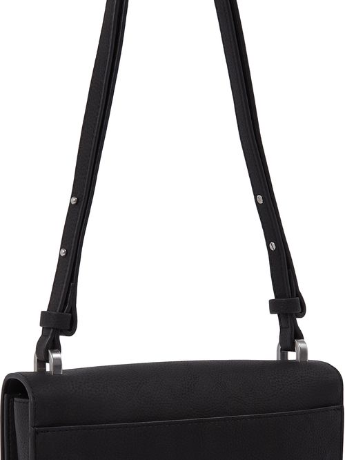 BOLSO CRUZADO CON SOLAPA Y LOGO