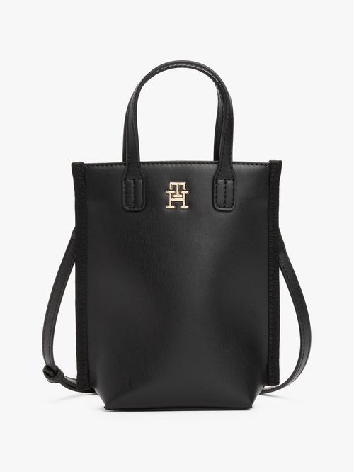 BOLSO PARA MÓVIL CON CORREA CRUZADA Y MONOGRAMA TH
