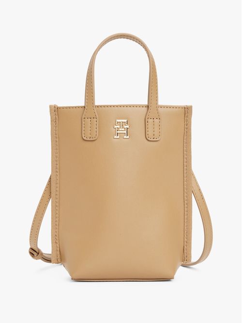 BOLSO PARA MÓVIL CON CORREA CRUZADA Y MONOGRAMA TH