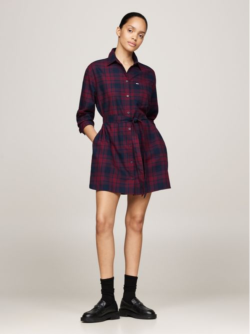 VESTIDO AMPLIO CON CINTURÓN