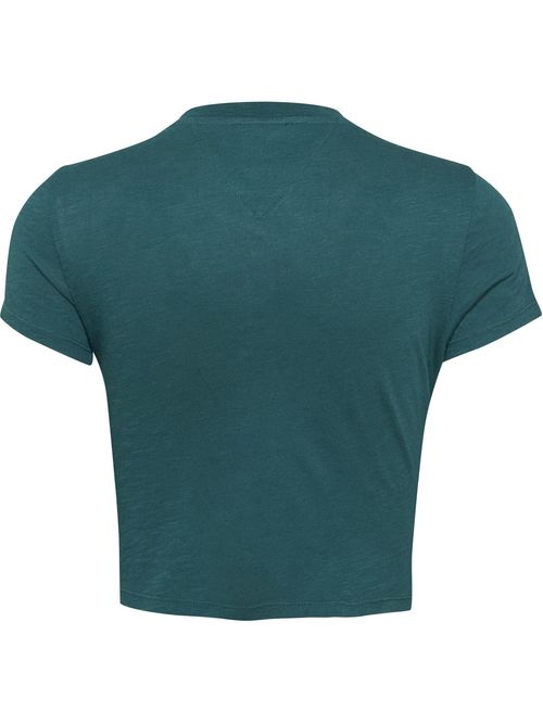 CAMISETA CROPPED SLIM TOMMY PREP LUXE