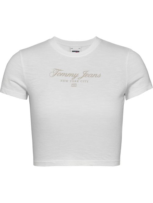 CAMISETA CROPPED SLIM TOMMY PREP LUXE