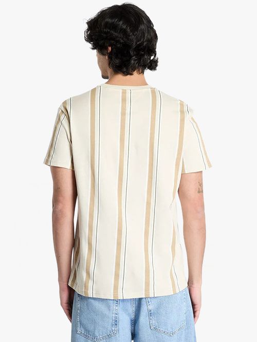 CAMISETA DE CORTE REGULAR CON RAYAS VERTICALES