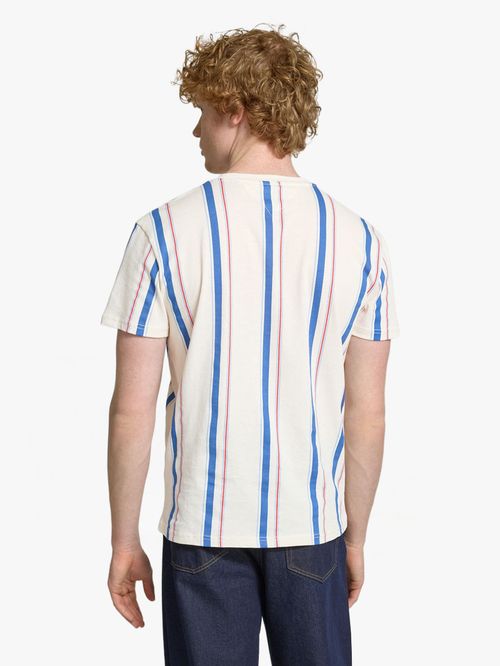 CAMISETA DE CORTE REGULAR CON RAYAS VERTICALES