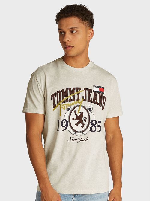 CAMISETA DE CORTE REGULAR CON LOGO VARSITY