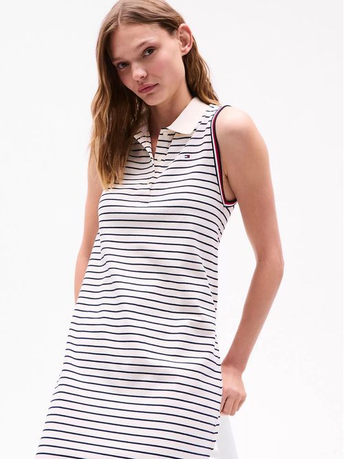 VESTIDO TIPO POLO DE RAYAS