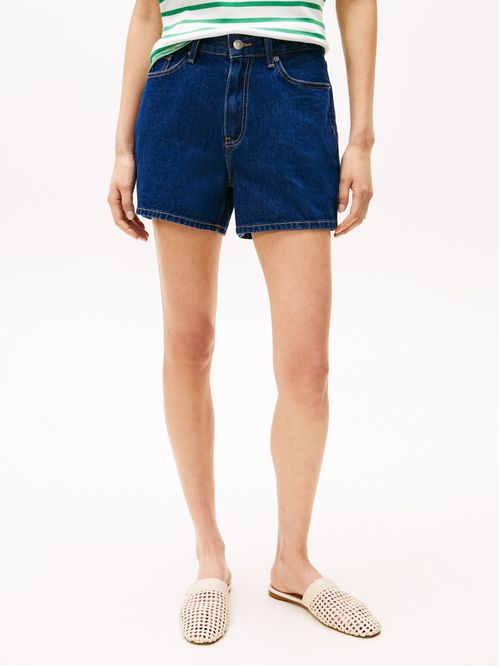 PANTALÓN CORTO VAQUERO DE TIRO ALTO