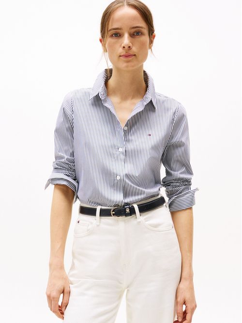 CAMISA DE POPELÍN DE CORTE REGULAR