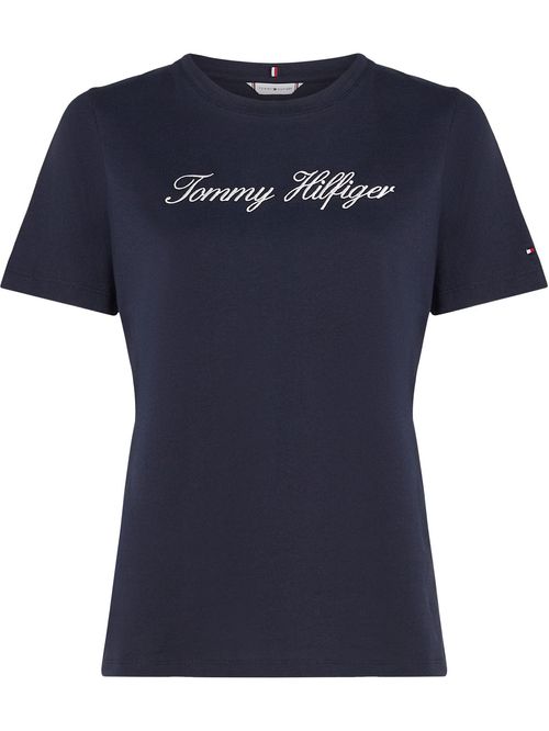 CAMISETA DE CORTE REGULAR CON LOGO SCRIPT
