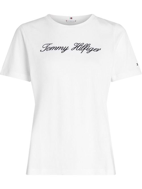 CAMISETA DE CORTE REGULAR CON LOGO SCRIPT