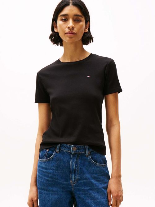 CAMISETA DE CUELLO REDONDO CON CORTE SLIM