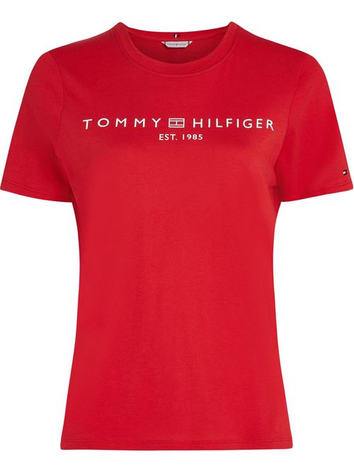 CAMISETA CON CUELLO REDONDO Y LOGO DISTINTIVO