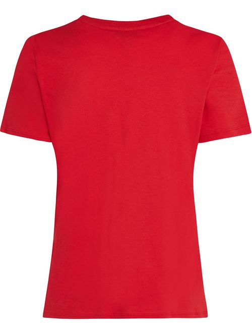 CAMISETA CON CUELLO REDONDO Y LOGO DISTINTIVO
