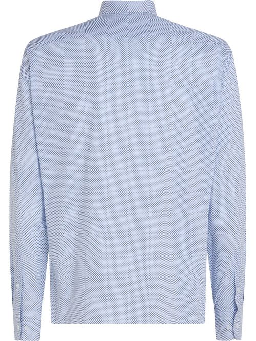 CAMISA CON MICROESTAMPADO DE PUNTOS DE CORTE REGULAR