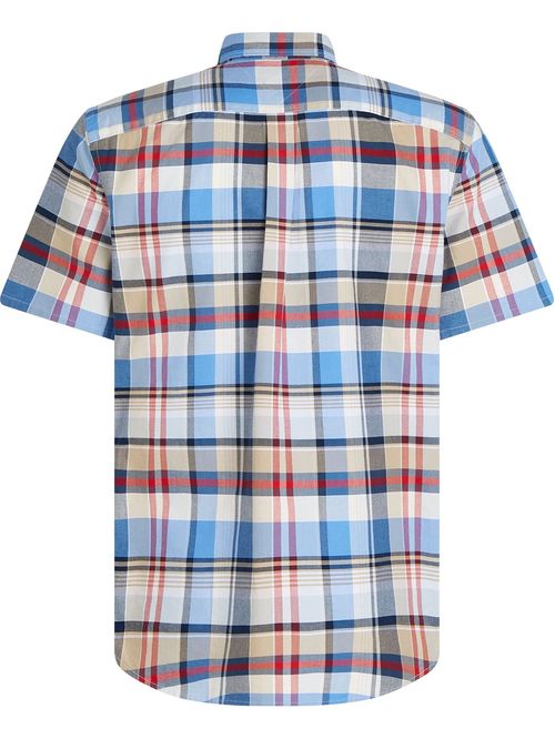 CAMISA DE CUADROS MADRAS DE CORTE REGULAR