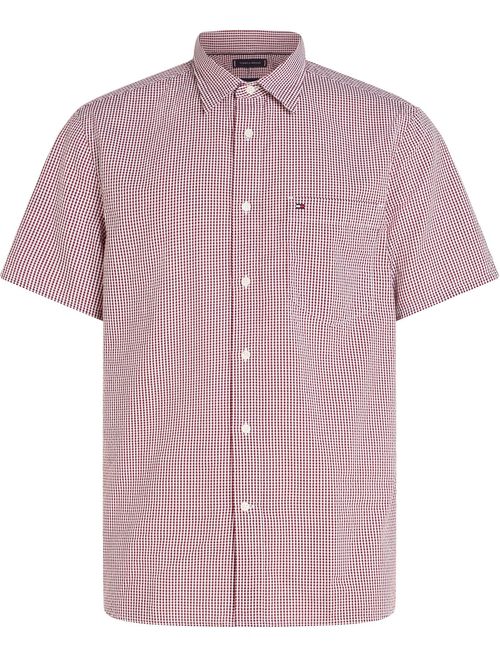 CAMISA MANGA CORTA CON ESTAMPADO GINGHAM