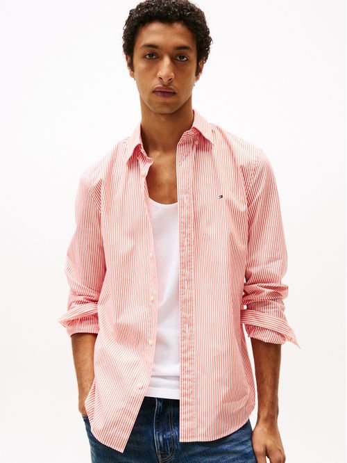 CAMISA TH FLEX REGULAR DE RAYAS