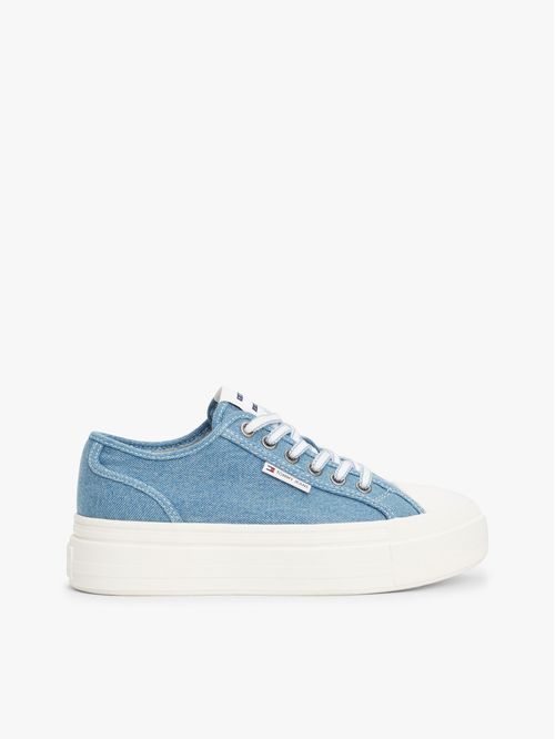 DEPORTIVOS DE PLATAFORMA DE DENIM