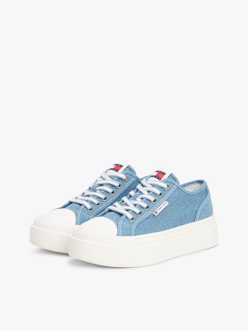 DEPORTIVOS DE PLATAFORMA DE DENIM